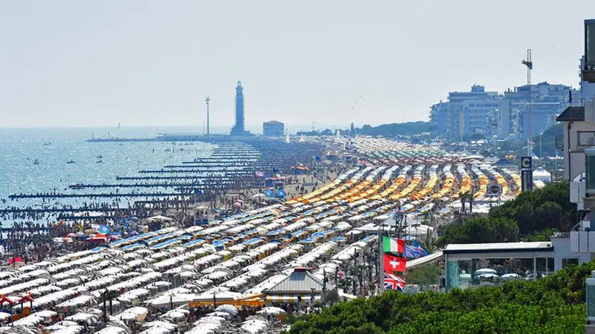 Una vista dall'alto di Jesolo