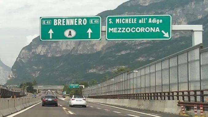 L'autostrada del Brennero