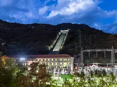 Sul fiume Isarco la centrale idroelettrica Alperia di Cardano in Alto Adige