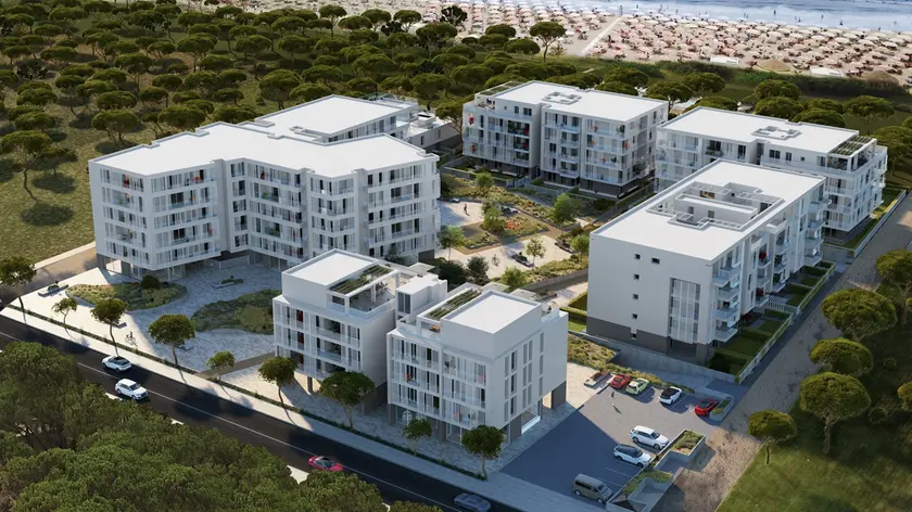 Rendering del JL Blue Resort