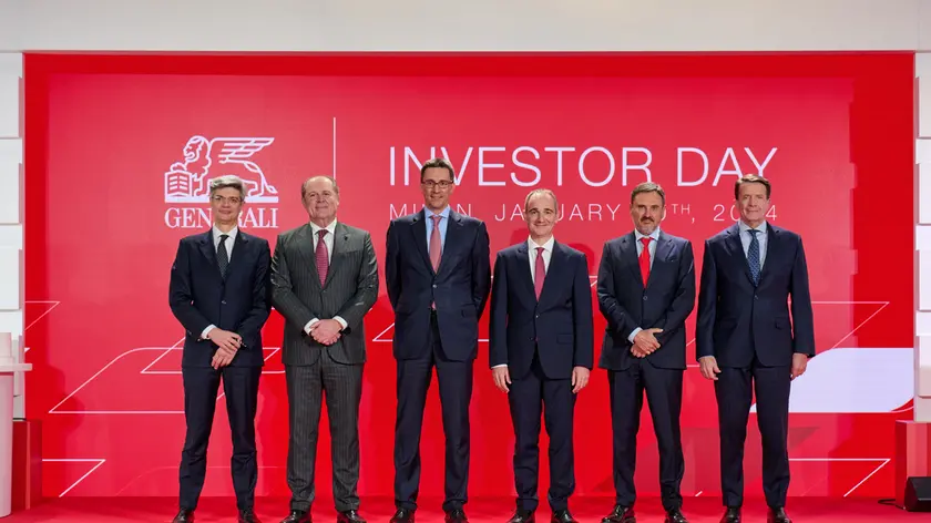 Da sinistra: Marco Sesana, Philippe Donnet, Cristiano Borean, Giulio Terzariol, Jaime Anchústegui, Carlo Trabattoni