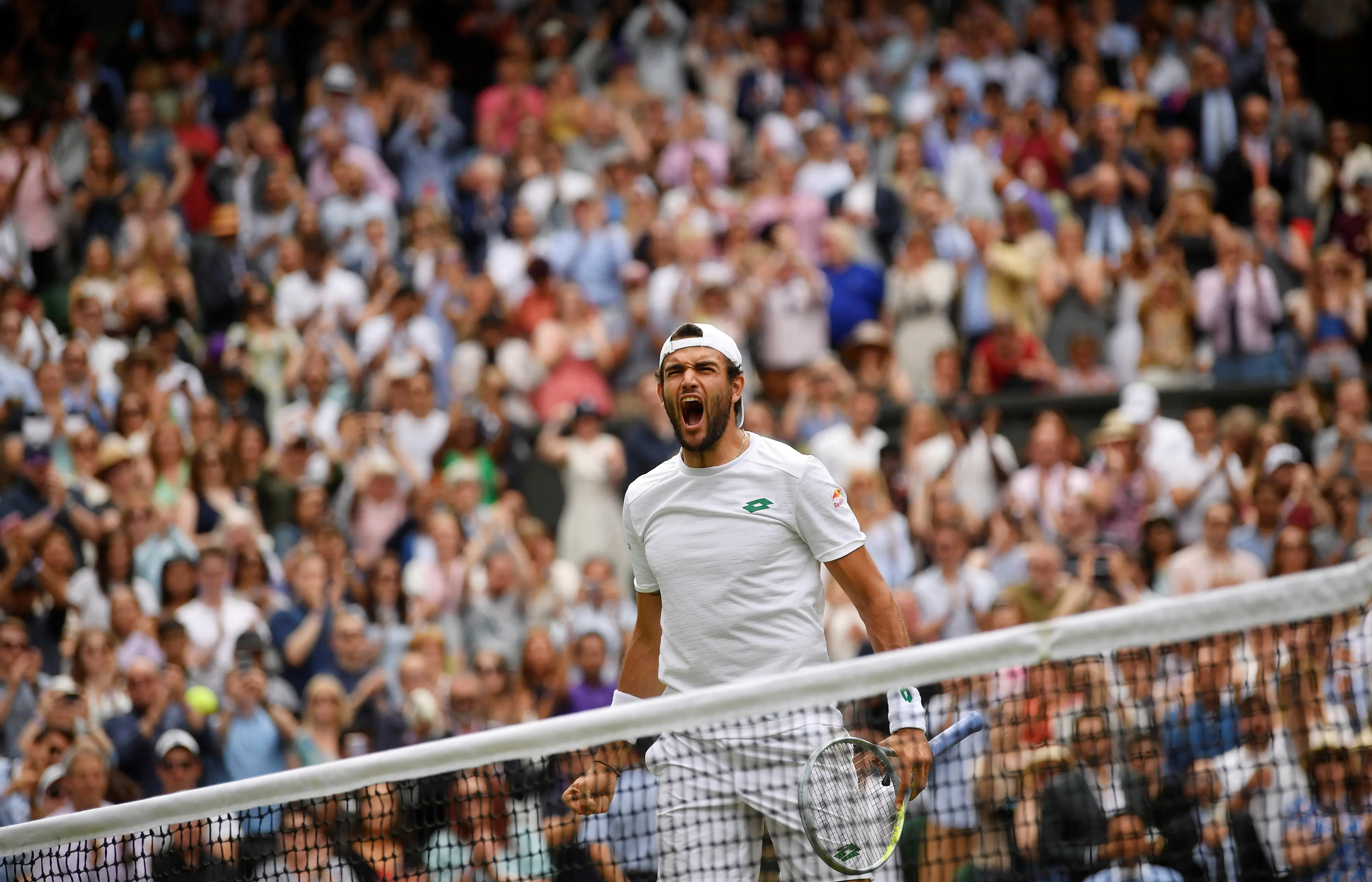 Matteo Berrettini, testimonial Lotto, straordinario protagonista a Wimbledon