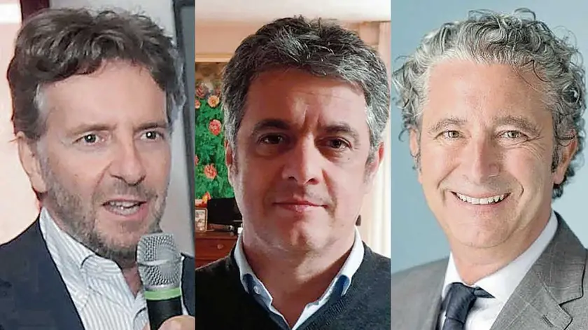 Da sinistra Francesco Peghin, Franco Fabris e Antonio Vendraminelli si sono dimessi da probiviri di Assindustria