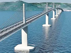 Il ponte di Sabbioncello come apparirà quando sarà ultimato