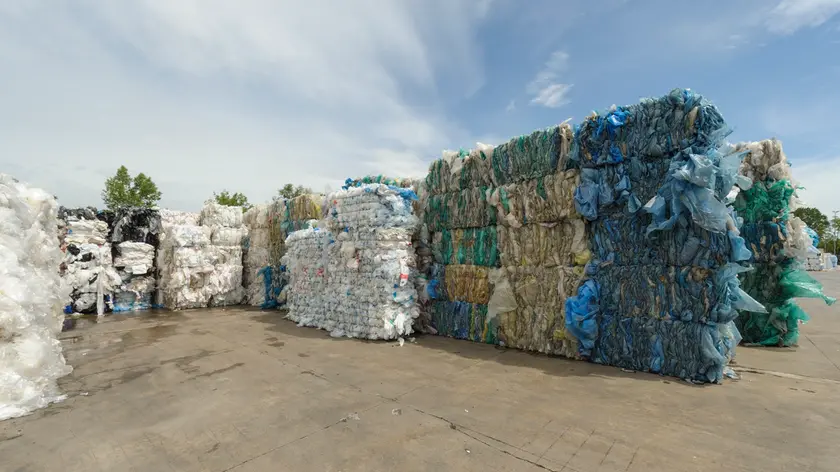 Un impianto di lavorazione della plastica alla Aliplast di Istrana
