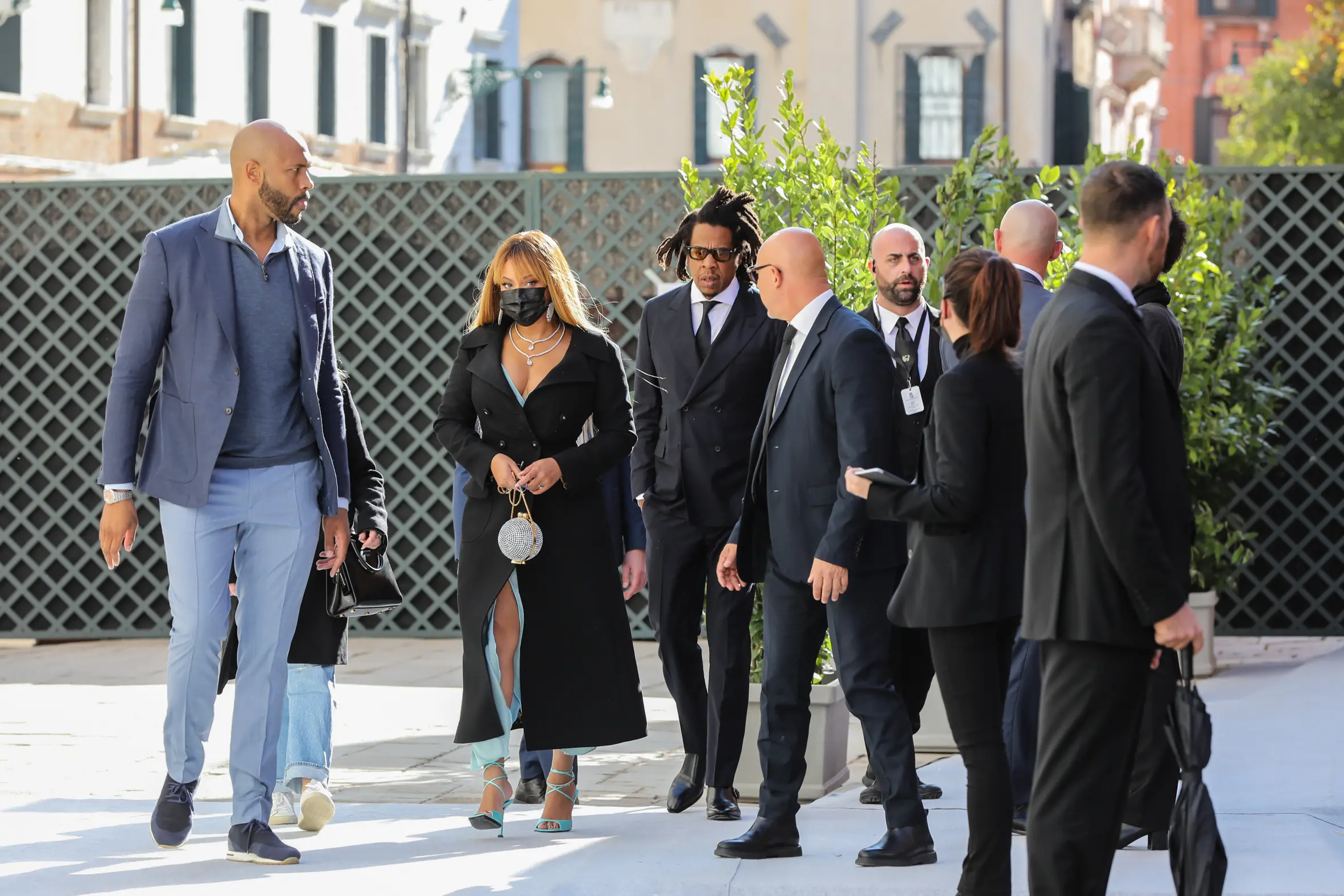 L'arrivo di Beyoncè e del marito Jay-Z