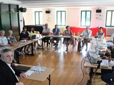 La riunione di redazione a Rovigno nella sede della comunità italiana Fotoservizio di Andrea Lasorte