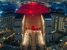 La cupola su Al Wasl Plaza realizzata da Cimolai e Rimond