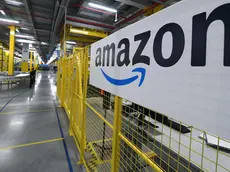 Il nuovo centro di distribuzione Amazon a Colleferro, 5 ottobre 2020. ANSA/ETTORE FERRARI