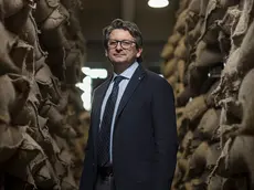 Zeno D’Agostino, 56 anni, nei magazzini del porto di Trieste, di cui è stato presidente dal 2016 (Giuliano Koren)