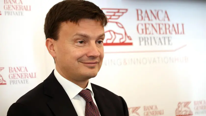 L'ad di Banca Generale Gian Maria Mossa in occasione della presentazione dell'Innovation Hub. Milano 4 Febbraio 2020. ANSA / MATTEO BAZZI