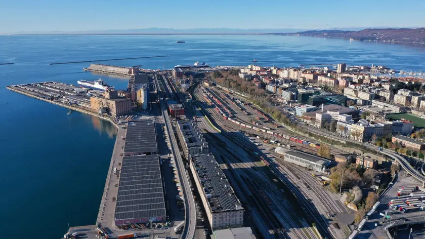 Veduta del Porto di Trieste