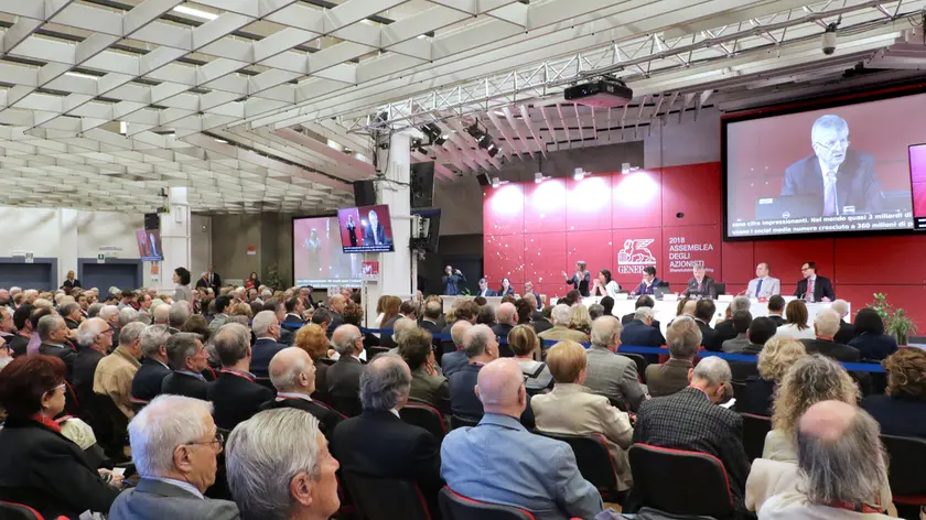 Lasorte Trieste 19/04/18 - Stazione Marittima, Assemblea Assicurazioni Generali,