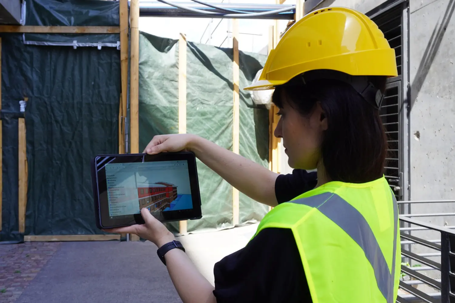 Un'altra fase di applicazione della nuova tecnologia