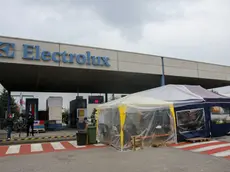 13/02/2014 Treviso, ingresso stabilimento Electrolux di Susegana