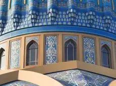 Particolare della moschea in Uzbekistan con i mosaici di Trend Group
