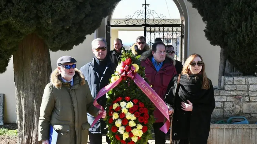 La cerimonia a Santa Domenica tenutasi in vista del Giorno del Ricordo
