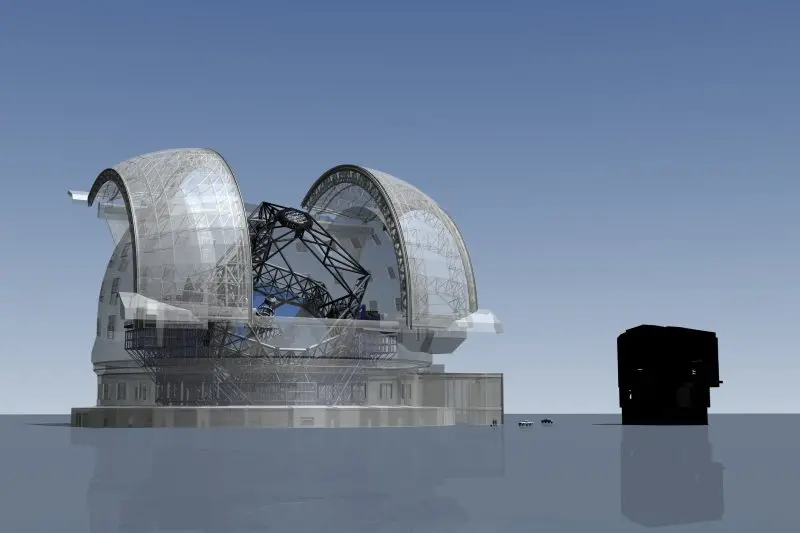 Il telescopio Elt in corso di costruzione in Cile