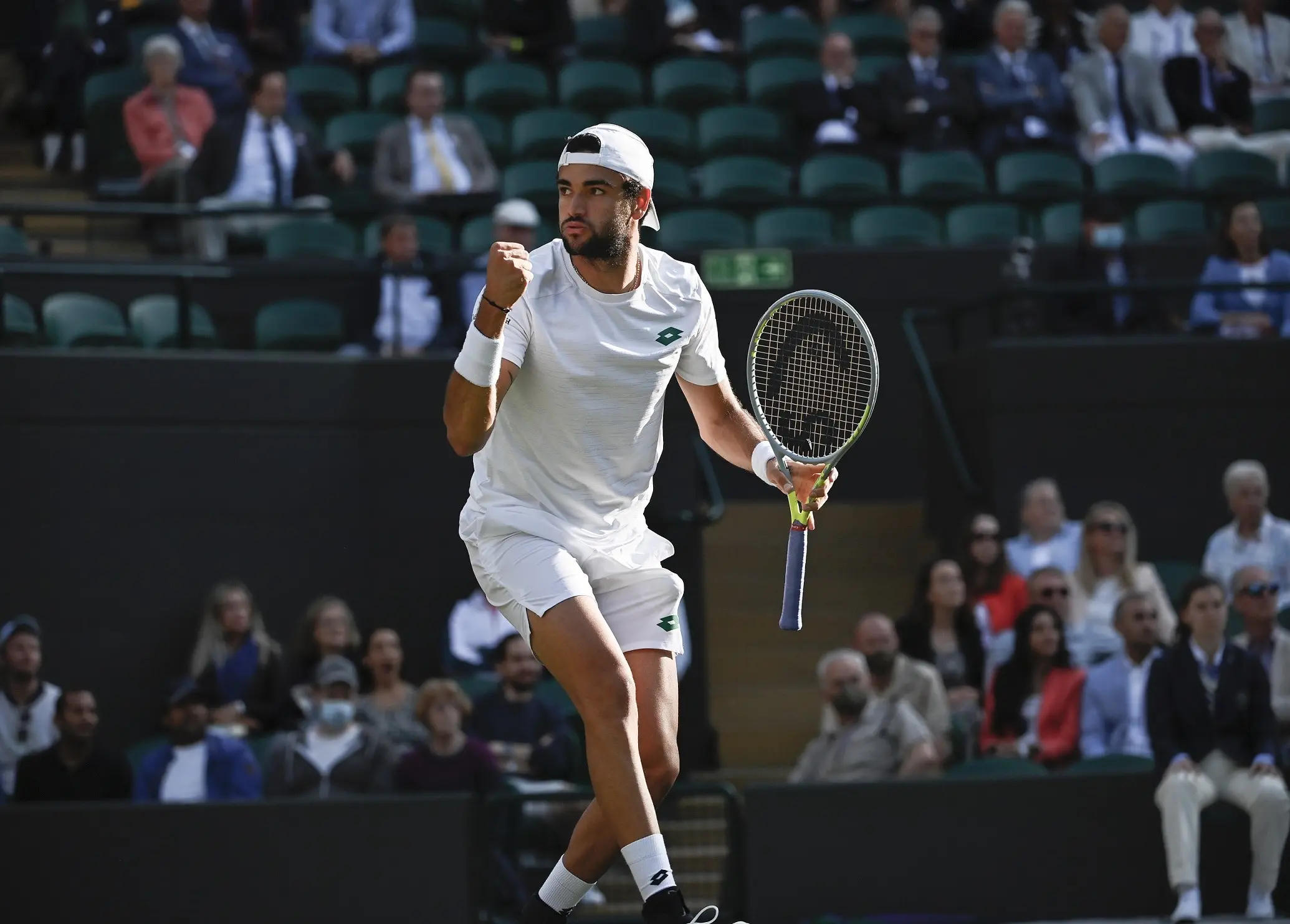 Matteo Berrettini, testimonial di punta di Lotto, finalista a Wimbledon 2021