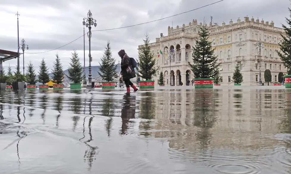 Lasorte Trieste 13/11/19 - Piazza Unità, Alta Marea, Acqua Alta