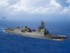 Una fregata realizzata da Fincantieri