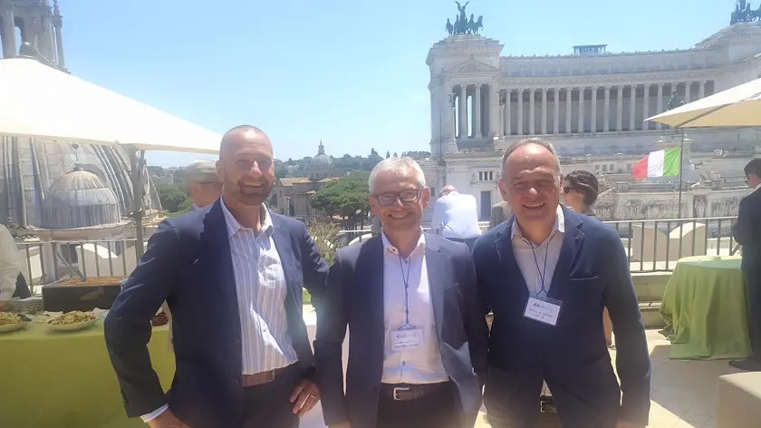 Da sinistra Eric Ezechieli (Nativa Lab), Michele Bottoni (General Manager Eurotherm), Paolo Di Cesare (Nativa Lab)