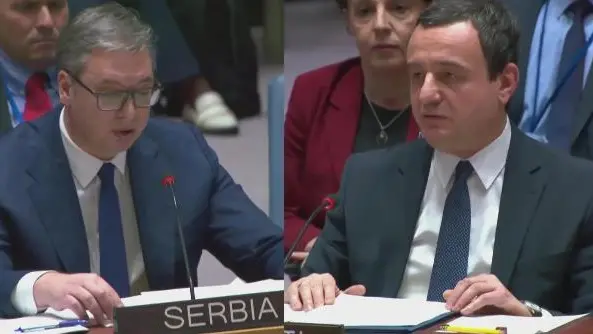 AL CONSIGLIO DI SICUREZZA DUE FRAMMENTI DEL CONFRONTO SU YOUTUBE: DA SINISTRA VUčIč E KURT