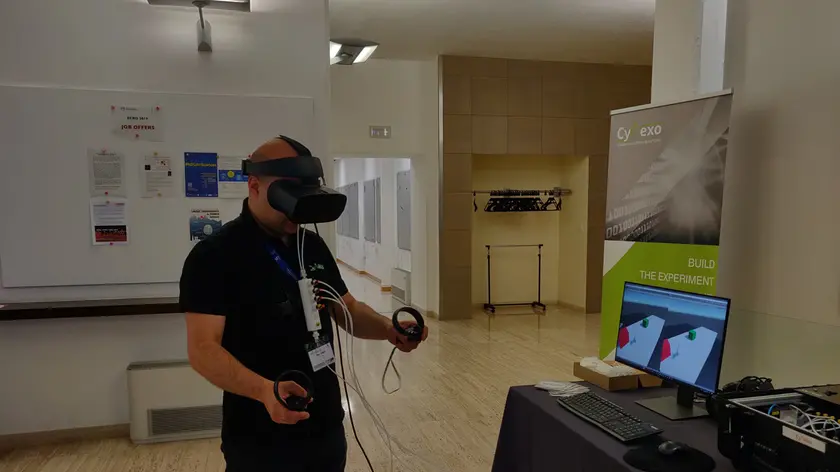 Un esempio dell’impiego dell'olfattometro con la realtà virtuale
