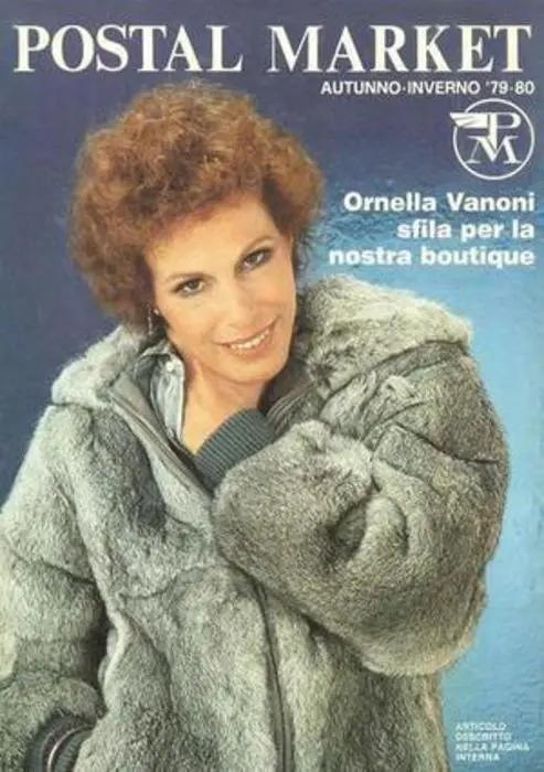 Ornella Vanoni, "modella" per Postalmarket