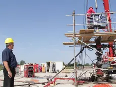 Sondaggi per l’estrazione del gas in Slovenia nell’area di Petišovsko polje. Foto da delo.si
