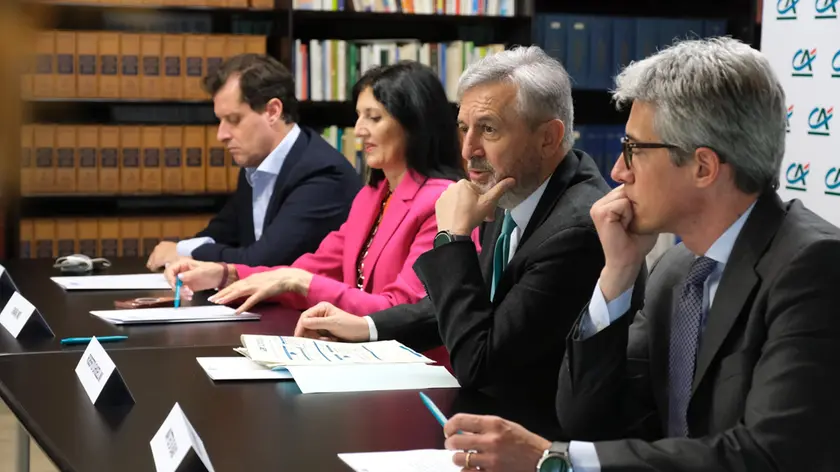 Da sinistra Marco Stevanato, Chiara Mio, Roberto Ghisellini e Matteo Di Biagi