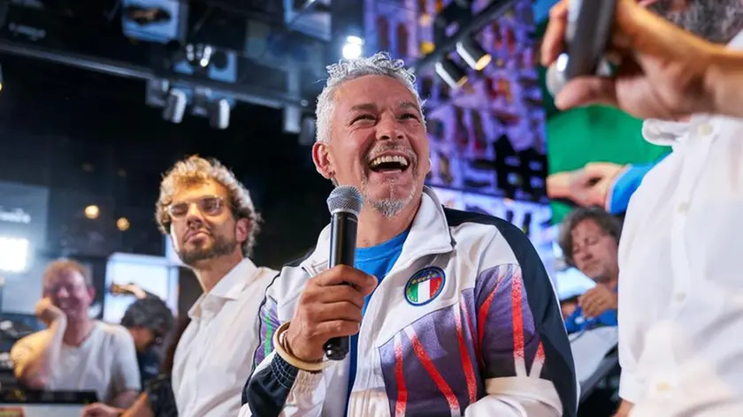 Roberto Baggio con Enrico Moretti Polegato