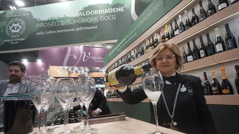 Lo stand del Consorzio Prosecco Superiore Docg