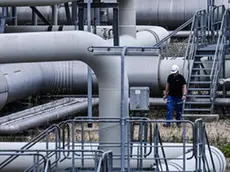 A general view over gas compressor station in Mallnow, Germany, 11 July 2022. The compressor station in Mallnow near the German-Polish border has stopped receiving Russian gas through the Yamal-Europe pipeline, which transits Belarus and Poland, since Russian operator Gazprom in May had discontinued usage of the Poland section. Russian state-controlled gas giant Gazprom on 11 July 2022 suspended deliveries of gas to Germany via Nord Stream 1 for scheduled annual summer maintenance works. ANSA/FILIP SINGER